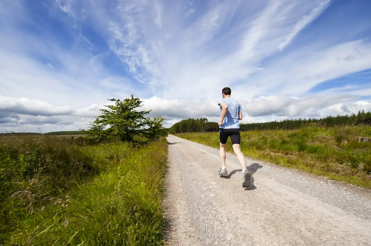 Movement Collective athletes training on road